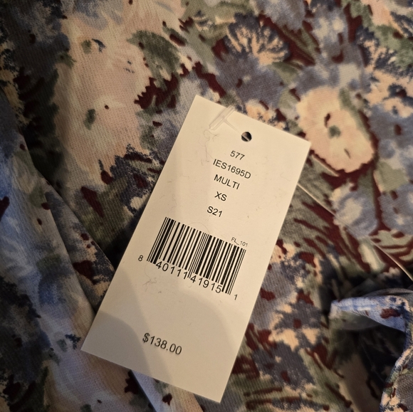 Floral Ruffle Mini Wrap Dress - XS - Picture 4 of 11